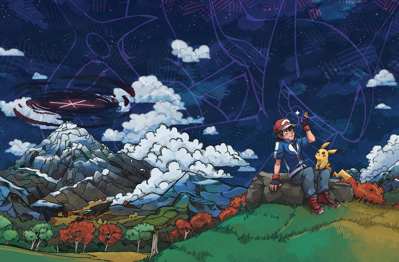 Book cover - Ash in Hisui
